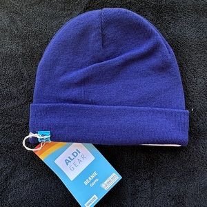 NWT ALDI Gear Blue Beanie limited edition Fall 2023 One Size Fleece Lined